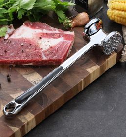 Zinc Alloy, Meat Tenderizer-Double Sided with Non-Slip Handle