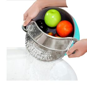 Stainless Steel Colander, Food Strainer, Fit for All Pots and Bowls with Hand Grips