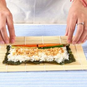 Bamboo Sushi Rolling Sets, Mats (2 pcs) and Rice Paddles ( 2 pcs)