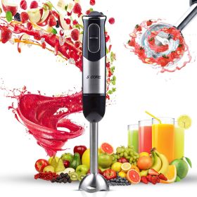 Hand Held Blender Stick, 500 WATT Immersion, 2 Speed Turbo Mixer with 2 Titanium Blades HB 1510