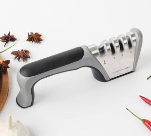 4 in 1, Knife Sharpener, with Glove