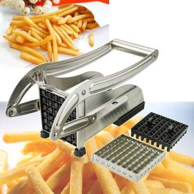 Stainless Steel, French Fries and Vegetable Cutter with 2 Different Blades