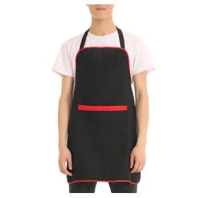 Black, Durable Apron, Sleeveless Kitchen Apron, 30.7 inches