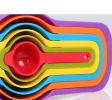 Multi-Color Measuring Cups and Spoons Set, Plastic