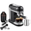 20 Bar Espresso Machine, 1350W, High Performance, 1.4 L detachable transparent water tank