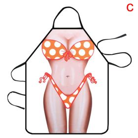 1pc Funny Muscle Funny & Sexy Kitchen Aprons (Style: C)