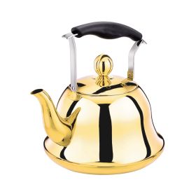 2L, Stainless Steel Whistling Tea Kettle, Tea Pot (Color: Titanium)