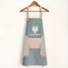 1pc Cartoon Apron; Waterproof And Oil-proof Apron; Hand Wipeable Sleeveless Kitchen Cooking Apron; Cooking And Baking Supplies; Kitchen Tools