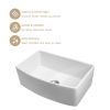 Lordear 33 Inch Farmhouse Sink, White Ceramic Single Bowl Kitchen Sink