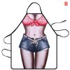 1pc Funny Muscle Funny & Sexy Kitchen Aprons