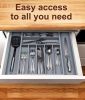 Adjustable, Expandable Kitchen Utensils Drawer Organizer