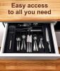 Adjustable, Expandable Kitchen Utensils Drawer Organizer